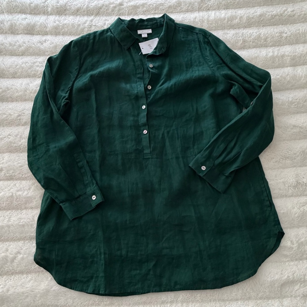 J Jill Linen Popover Tunic
